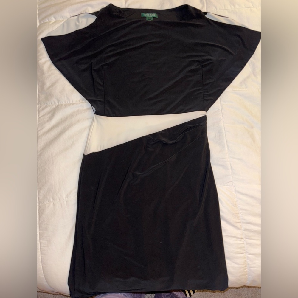 Lauren Ralph Lauren Black and White Dress